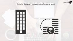 Private Company Incorporation Fee and Taxes