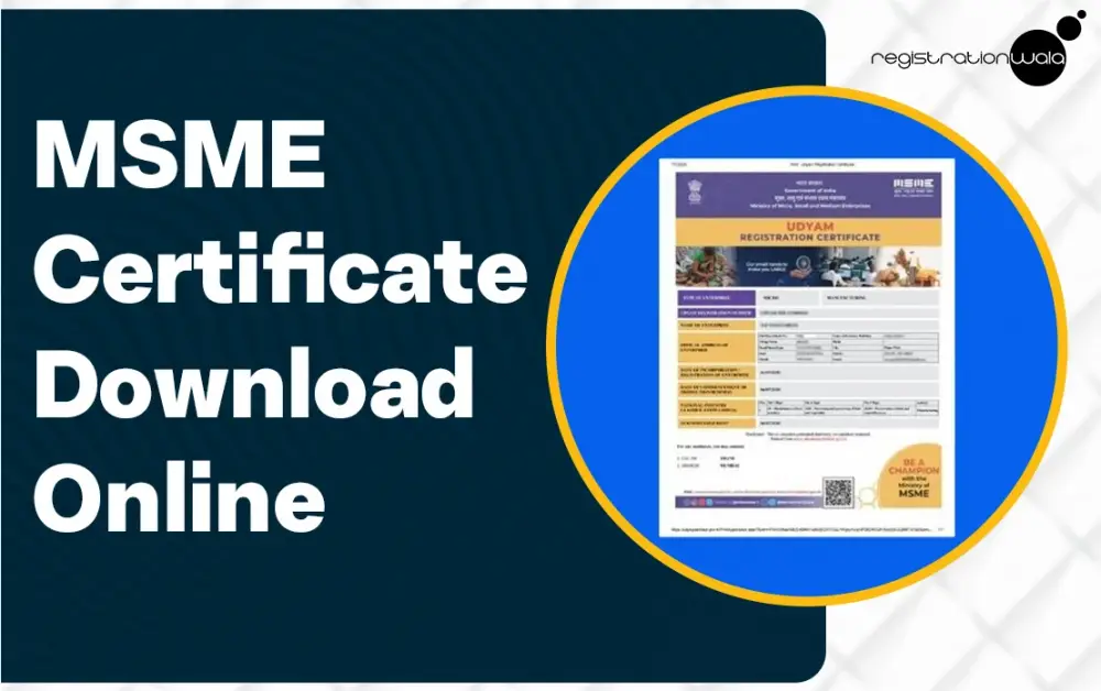 MSME Certificate Download Online